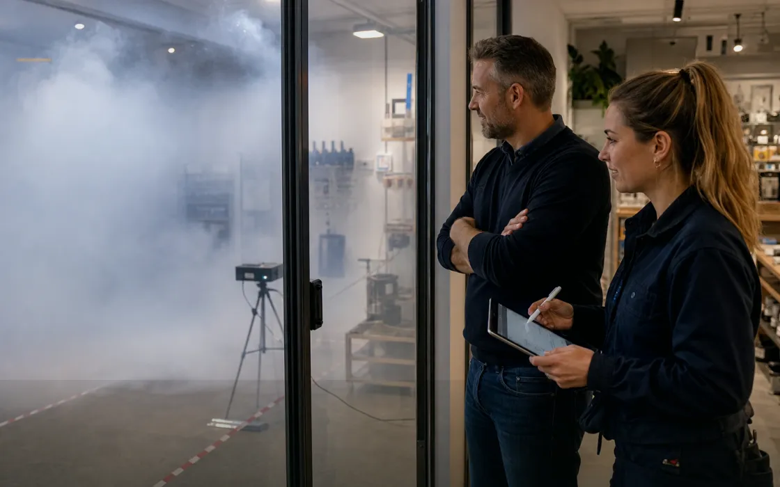 Dokumentierte Wirkungs- und Prüfszene zu An welchem Moment Kaufen wirksam unterbrochen werden kann – was bei Sicherheitsnebelanlage im Kontext „kaufen“ wirklich zählt